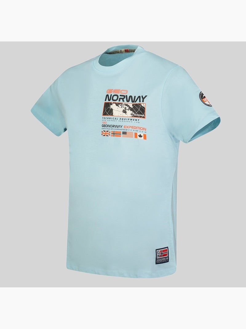 T-shirt jholme – geographical norway Azul-céu - Kiabi