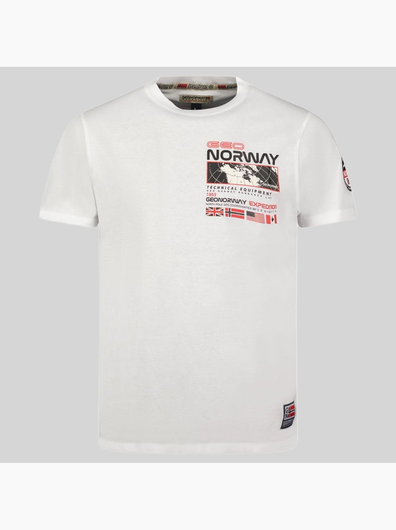 T-shirt jholme – geographical norway Branco - Kiabi