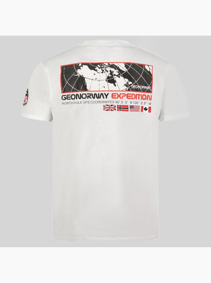T-shirt jholme – geographical norway Branco - Kiabi
