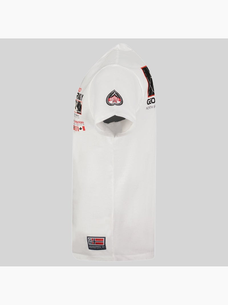 T-shirt jholme – geographical norway Branco - Kiabi