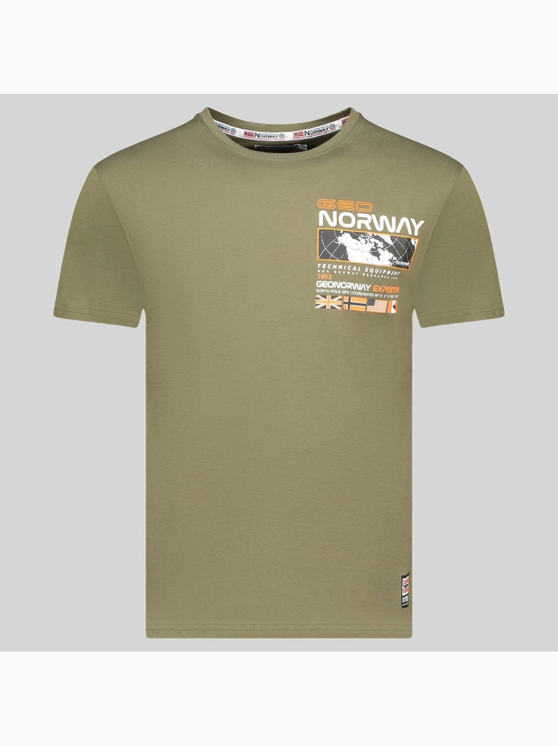T-shirt jholme – geographical norway Cáqui - Kiabi