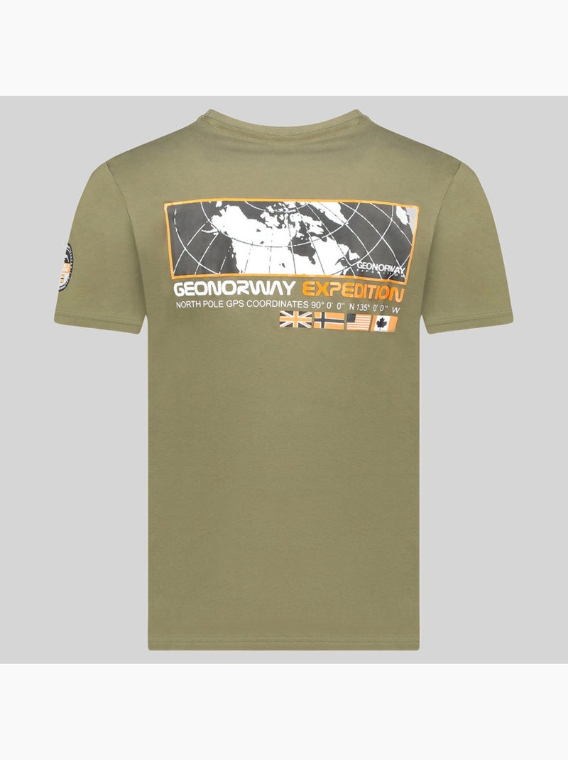 T-shirt jholme – geographical norway Cáqui - Kiabi