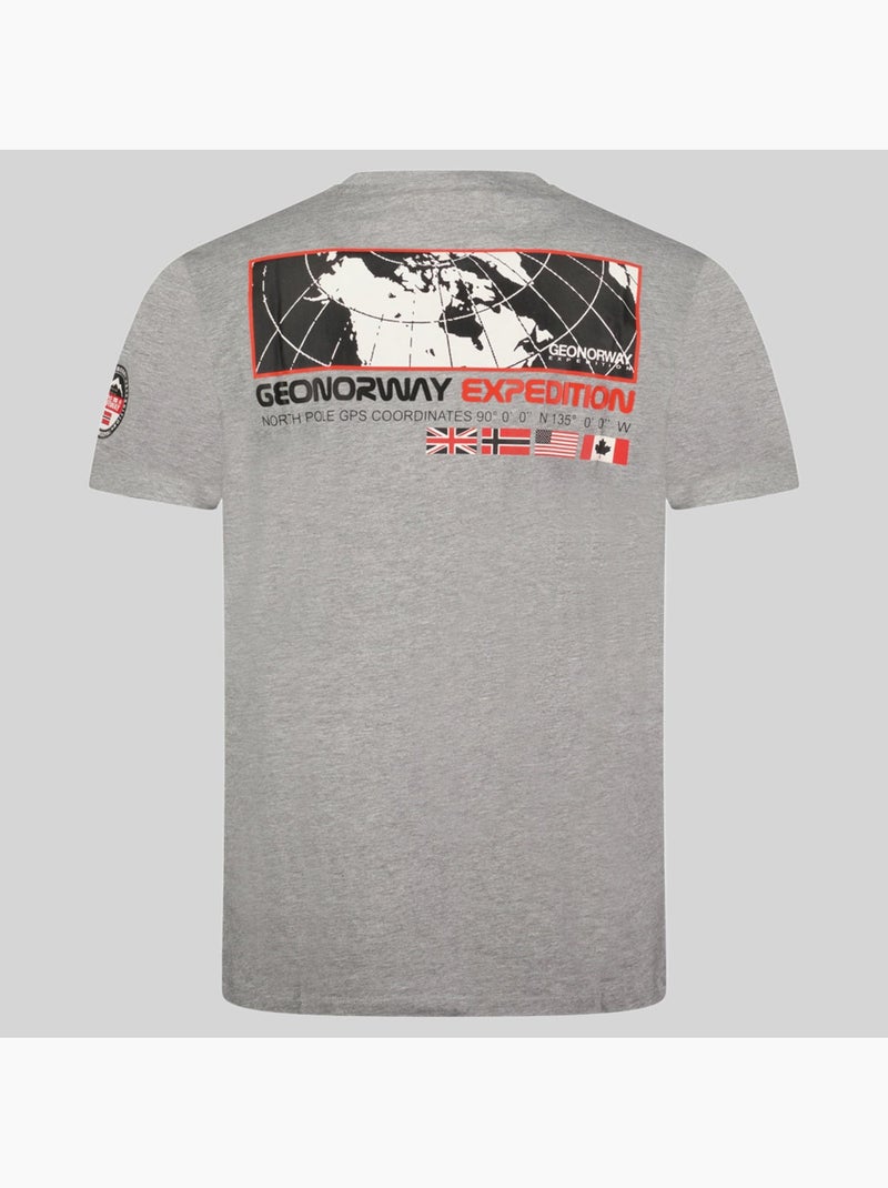T-shirt jholme – geographical norway Cinza claro - Kiabi