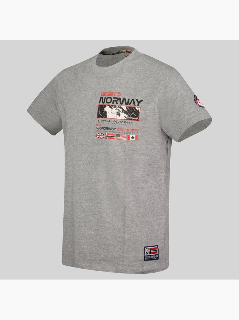 T-shirt jholme – geographical norway Cinza claro - Kiabi