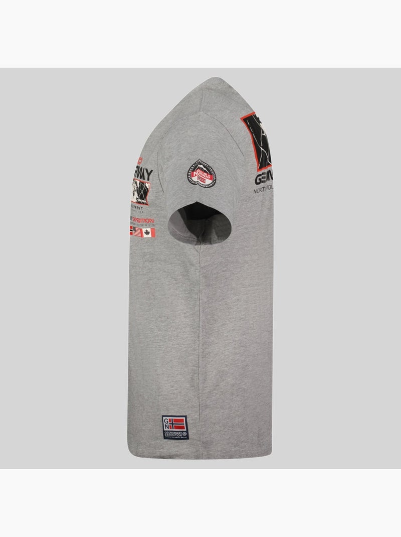 T-shirt jholme – geographical norway Cinza claro - Kiabi
