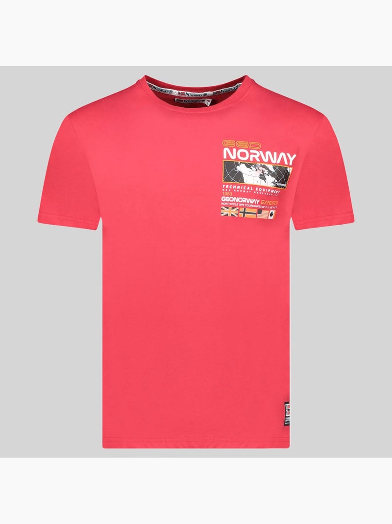 T-shirt jholme – geographical norway Vermelho - Kiabi