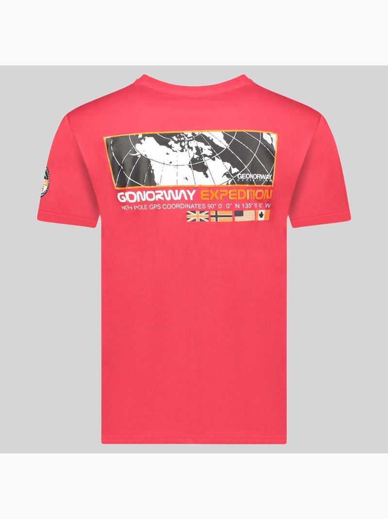 T-shirt jholme – geographical norway Vermelho - Kiabi