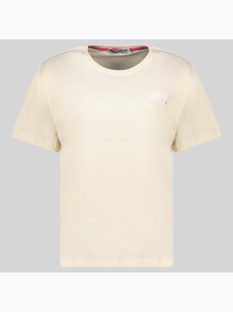 T-shirt jilva – geographical norway Creme - Kiabi