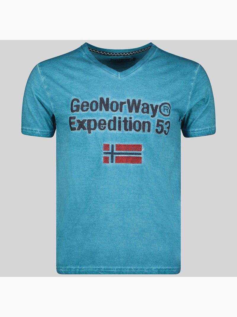T-shirt jimdo – geographical norway Azul - Kiabi