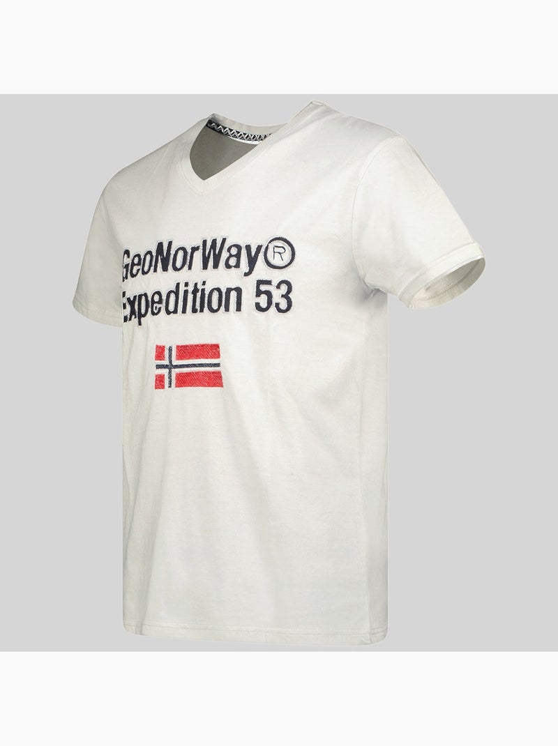 T-shirt jimdo – geographical norway Cáqui - Kiabi