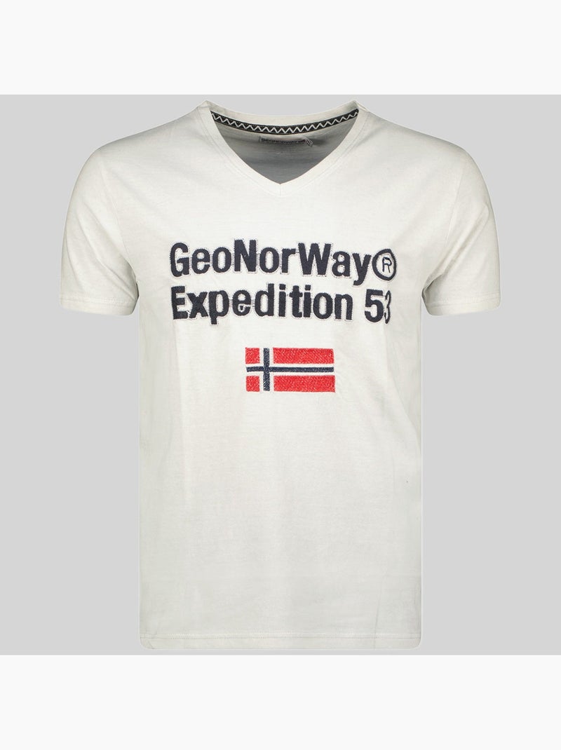 T-shirt jimdo – geographical norway Cinza claro - Kiabi