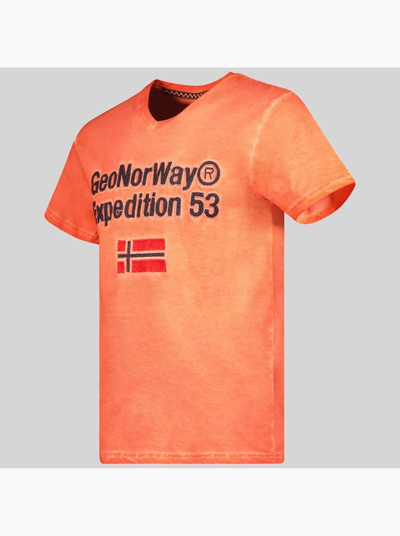 T-shirt jimdo – geographical norway Coral - Kiabi