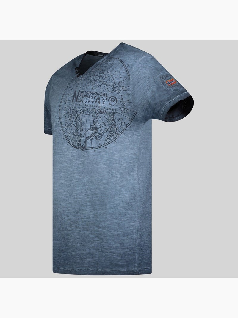 T-shirt jimperable – geographical norway Azul-marinho - Kiabi