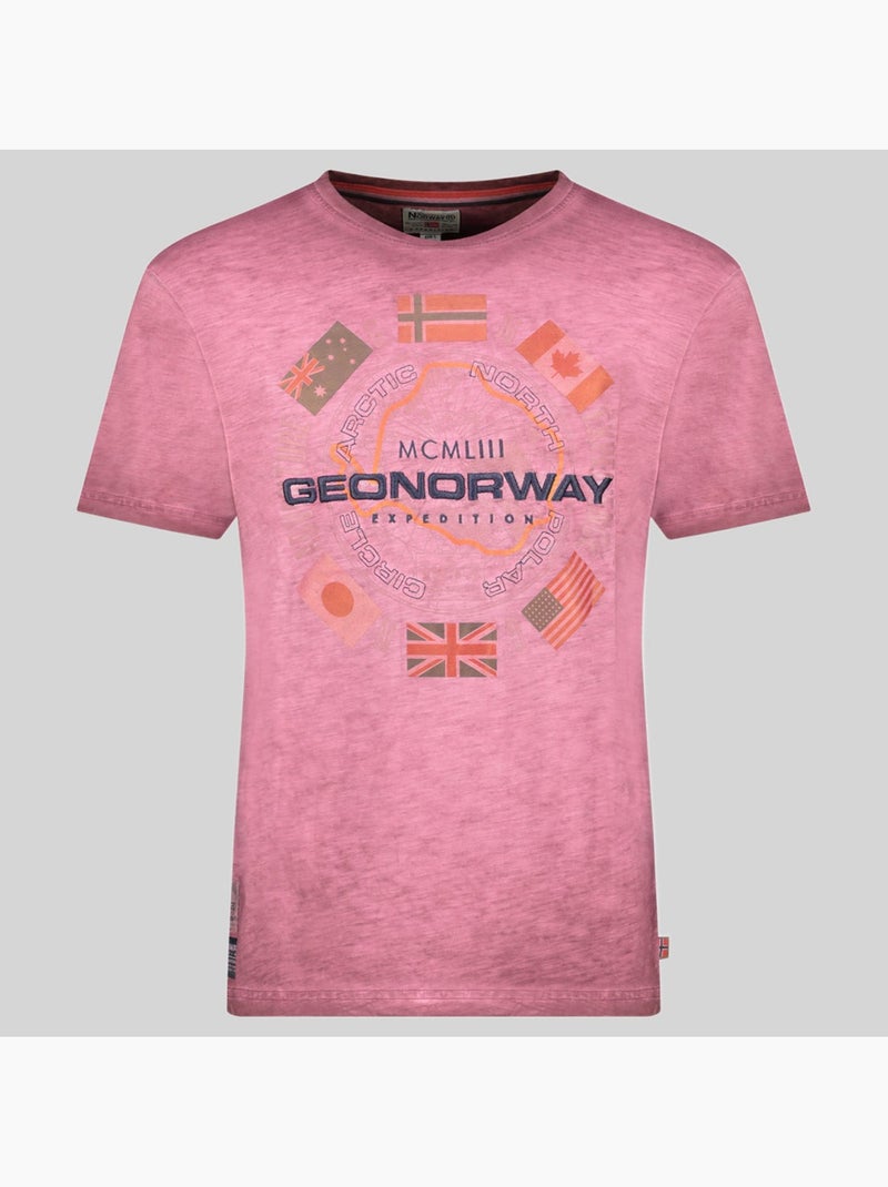 T-shirt jirkel – geographical norway Bordô - Kiabi