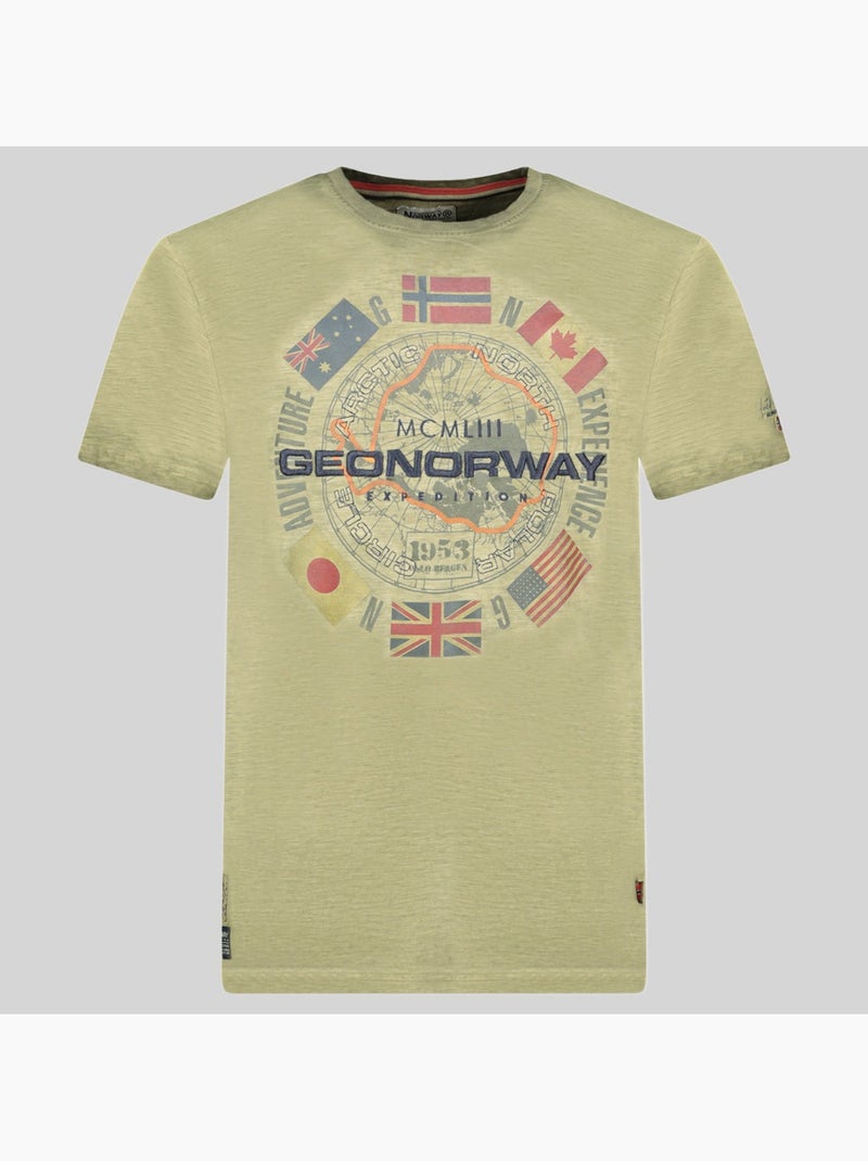 T-shirt jirkel – geographical norway Cáqui - Kiabi