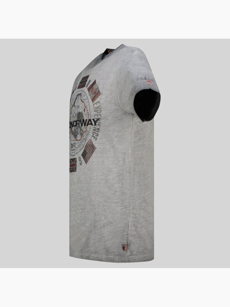 T-shirt jirkel – geographical norway Cinza escuro - Kiabi
