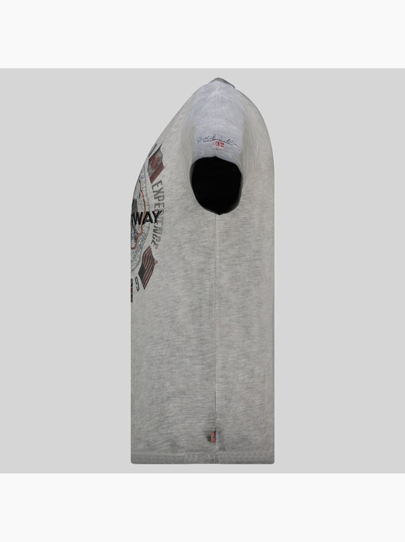 T-shirt jirkel – geographical norway Cinza escuro - Kiabi
