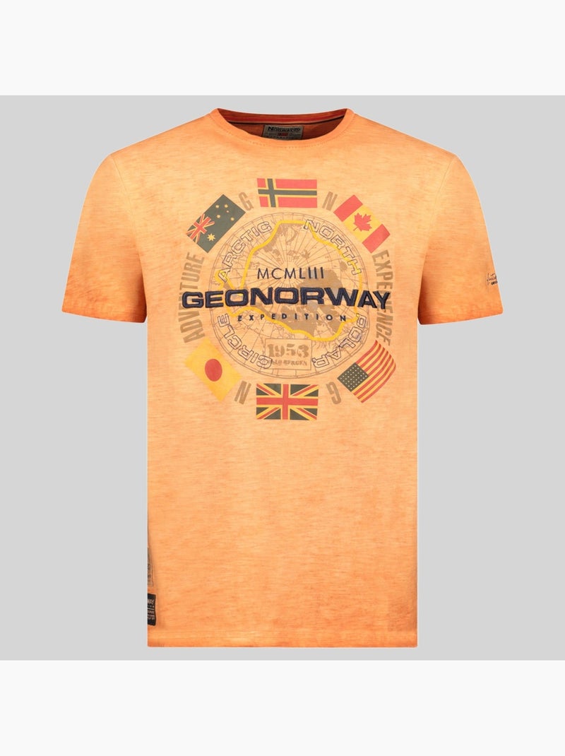 T-shirt jirkel – geographical norway Coral - Kiabi