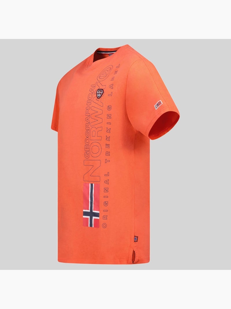 T-shirt jogo – geographical norway Coral - Kiabi