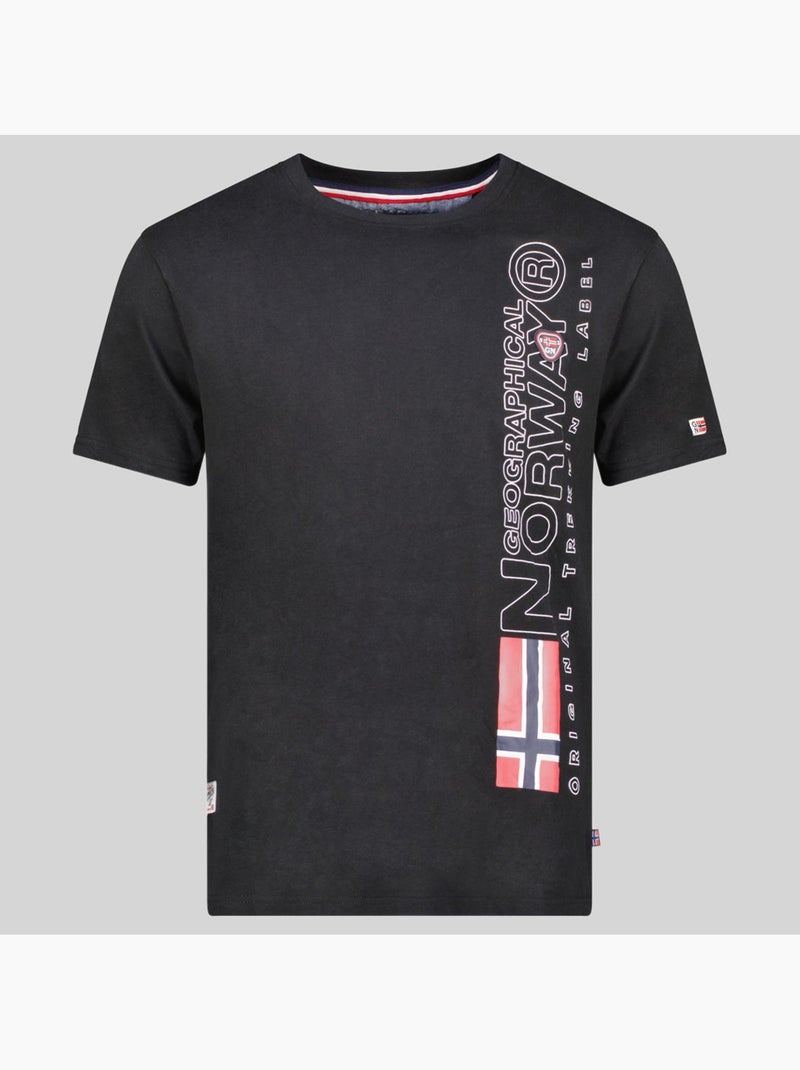 T-shirt jogo – geographical norway Preto - Kiabi