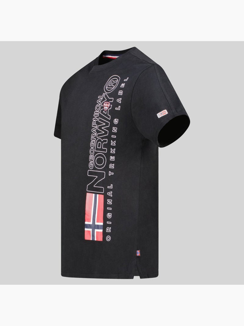 T-shirt jogo – geographical norway Preto - Kiabi