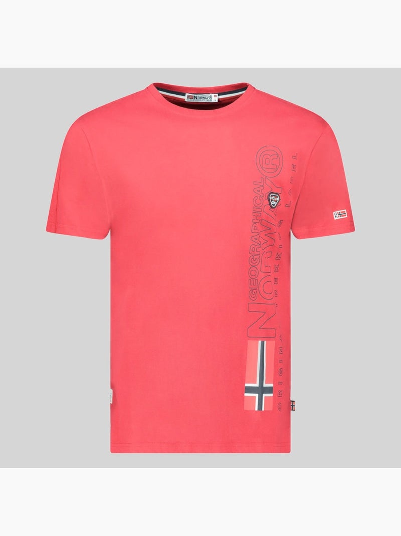 T-shirt jogo – geographical norway Vermelho - Kiabi