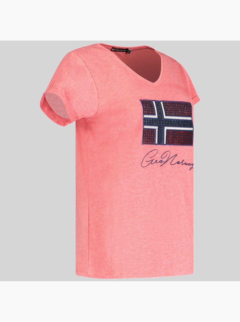 T-shirt joisette – geographical norway Vermelho - Kiabi