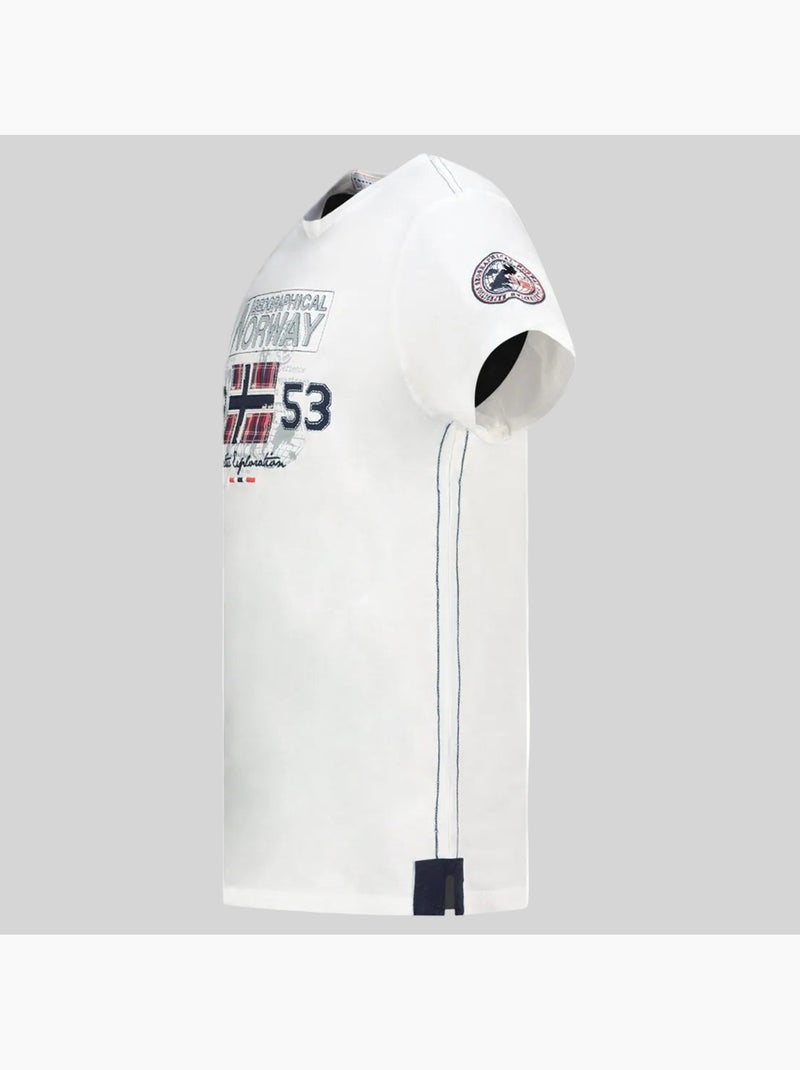 T-shirt jolympia – geographical norway Branco - Kiabi