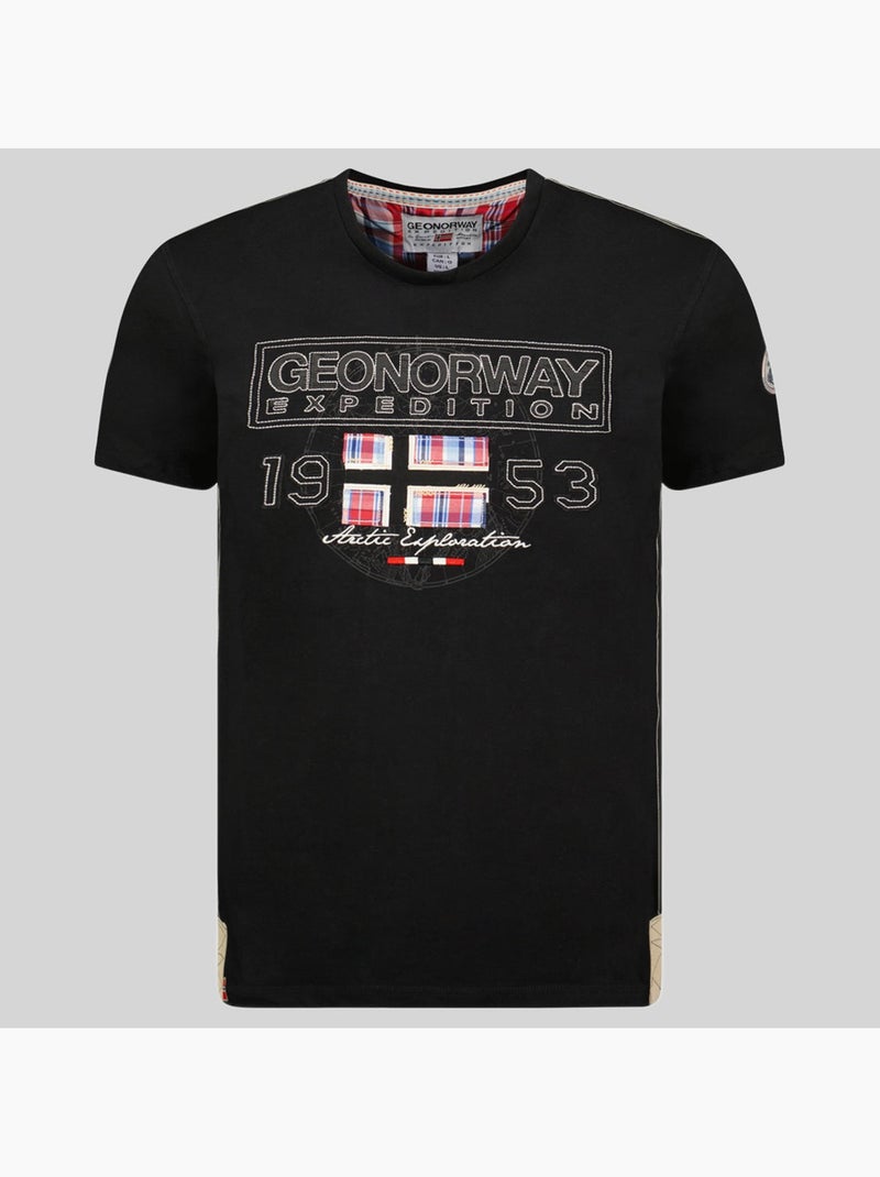 T-shirt jolympia – geographical norway Preto - Kiabi