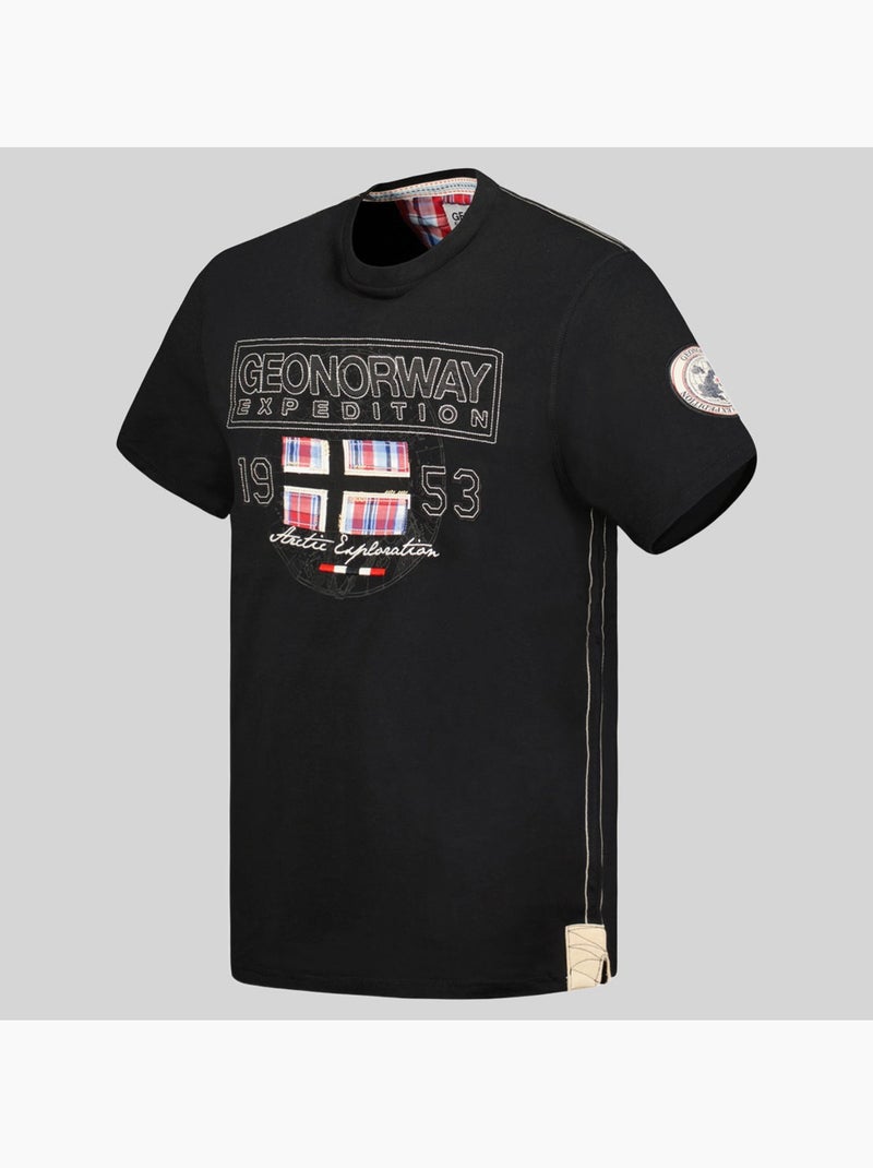 T-shirt jolympia – geographical norway Preto - Kiabi
