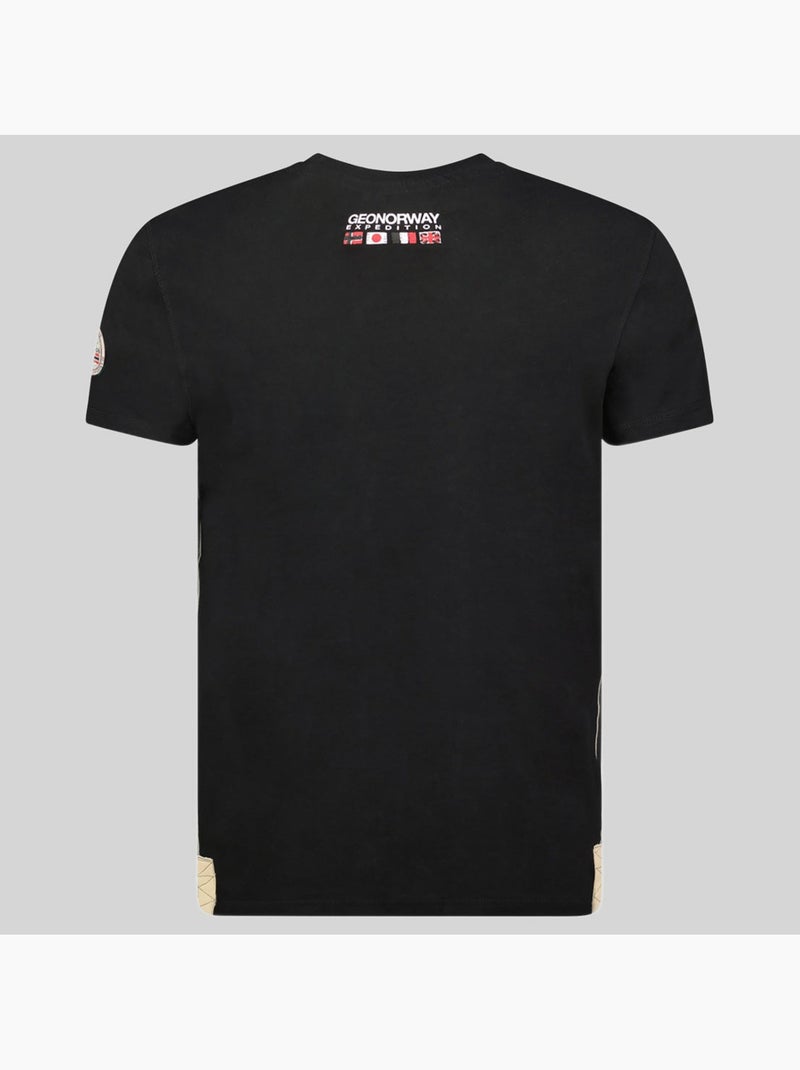 T-shirt jolympia – geographical norway Preto - Kiabi