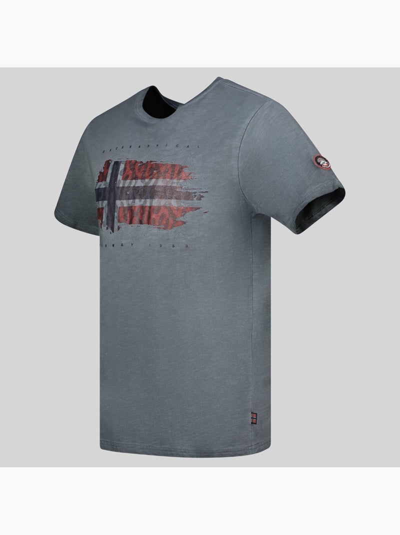 T-shirt jopograph – geographical norway Cinza escuro - Kiabi