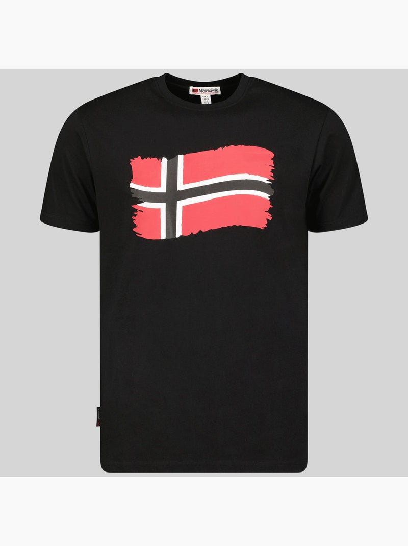 T-shirt jorent – geographical norway Preto - Kiabi