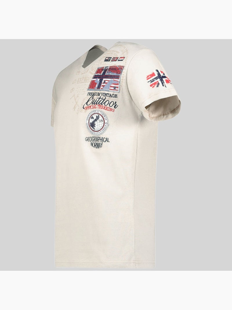 T-shirt jotham – geographical norway Bege - Kiabi