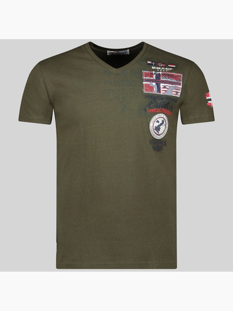 T-shirt jotham – geographical norway Cáqui - Kiabi