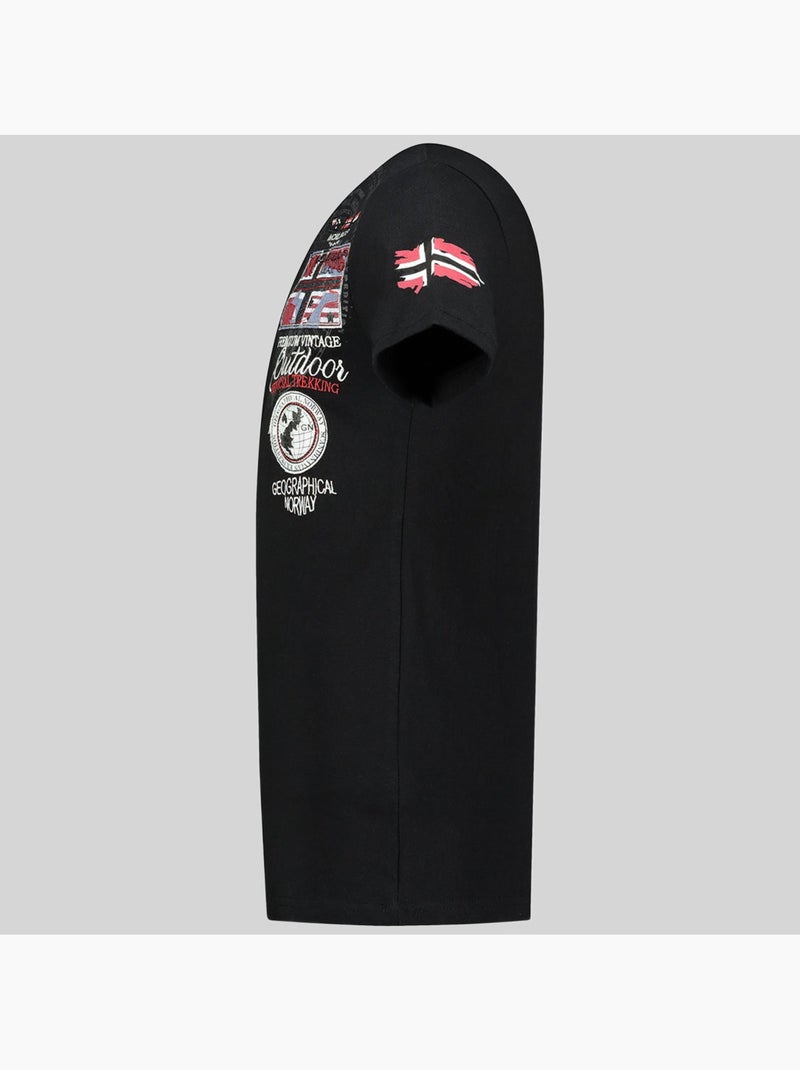 T-shirt jotham – geographical norway Preto - Kiabi