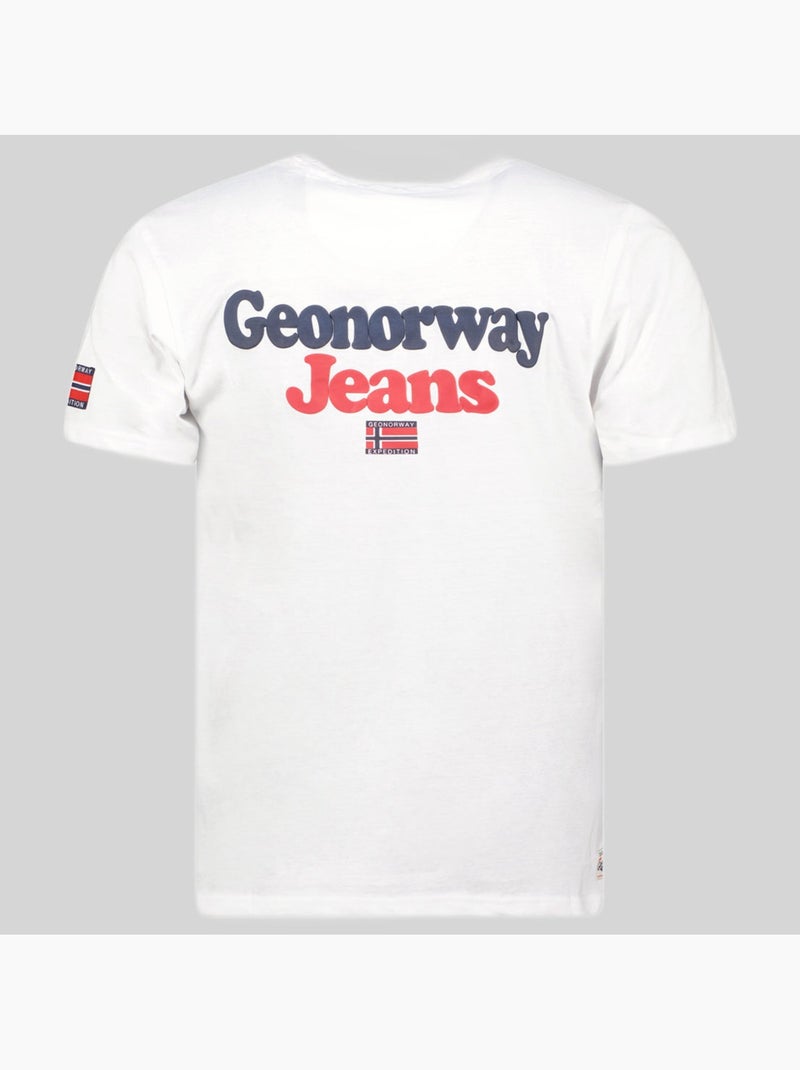 T-shirt joupper – geographical norway Branco - Kiabi
