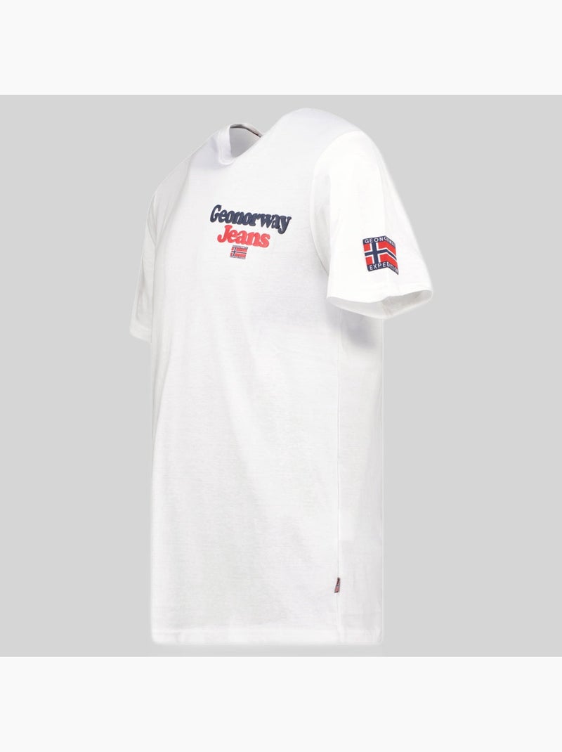T-shirt joupper – geographical norway Branco - Kiabi