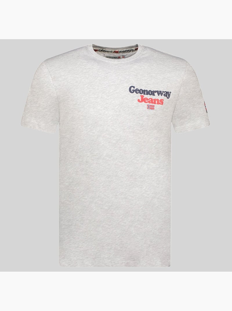 T-shirt joupper – geographical norway Cinza claro - Kiabi