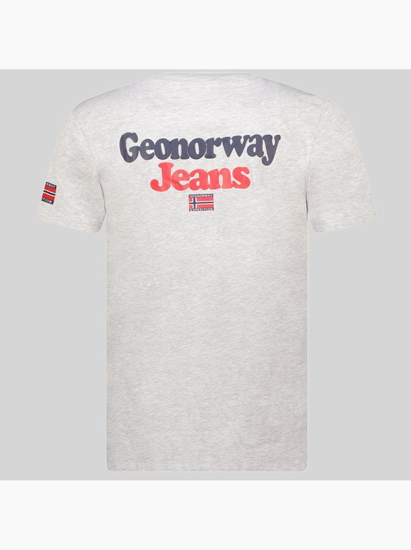 T-shirt joupper – geographical norway Cinza claro - Kiabi