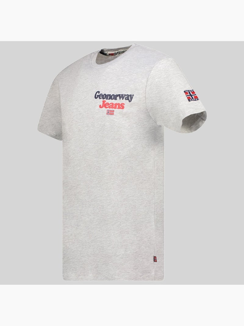 T-shirt joupper – geographical norway Cinza claro - Kiabi