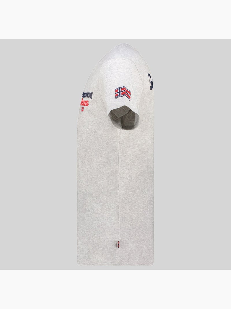 T-shirt joupper – geographical norway Cinza claro - Kiabi