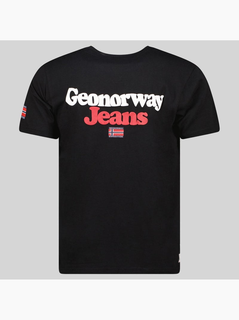 T-shirt joupper – geographical norway Preto - Kiabi