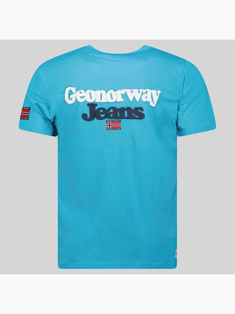 T-shirt joupper – geographical norway Turquesa - Kiabi