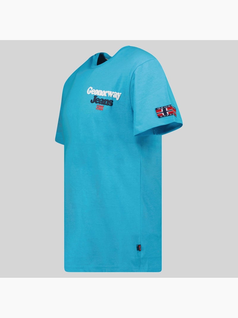 T-shirt joupper – geographical norway Turquesa - Kiabi
