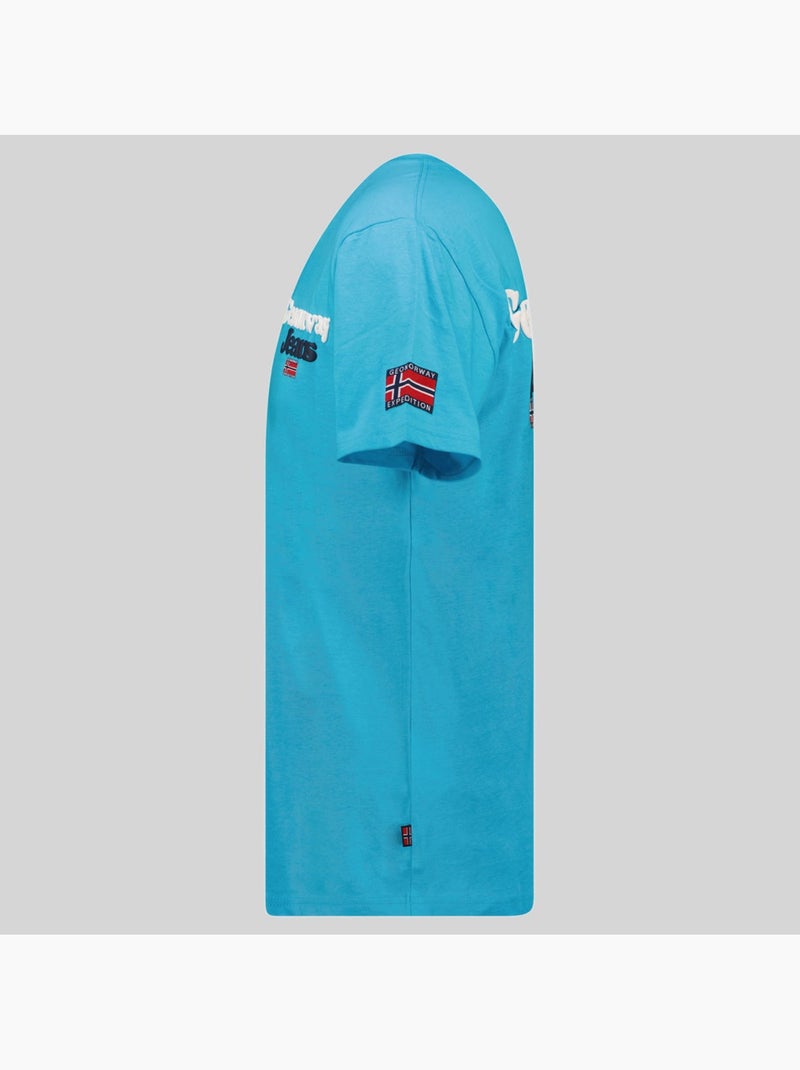 T-shirt joupper – geographical norway Turquesa - Kiabi