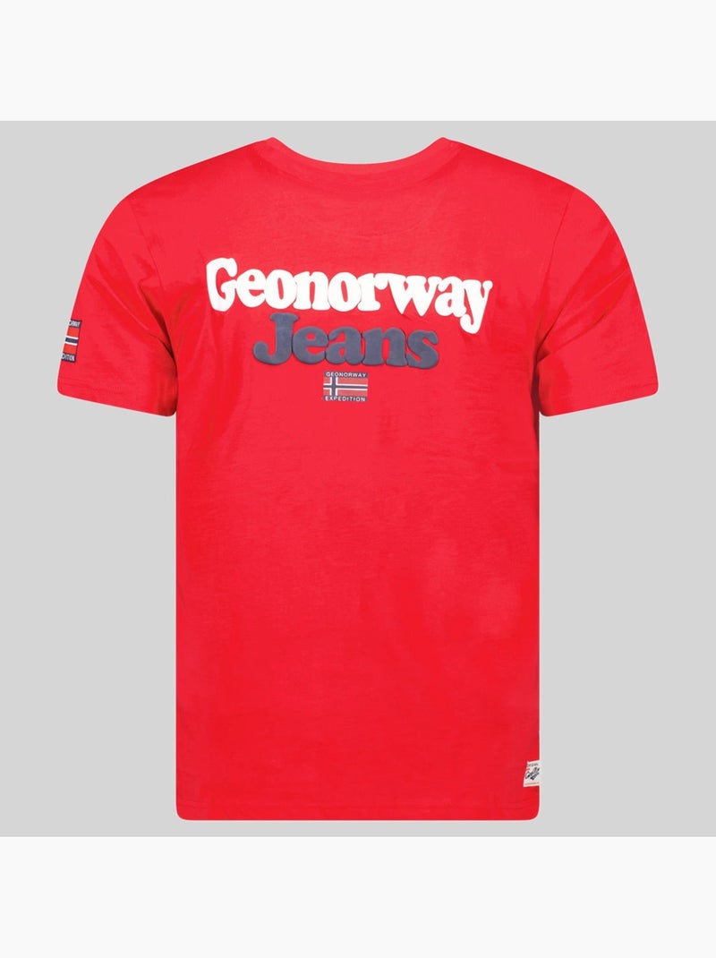 T-shirt joupper – geographical norway Vermelho - Kiabi