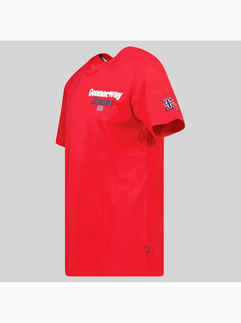 T-shirt joupper – geographical norway Vermelho - Kiabi