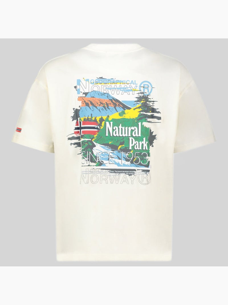 T-shirt jpark – geographical norway Branco - Kiabi