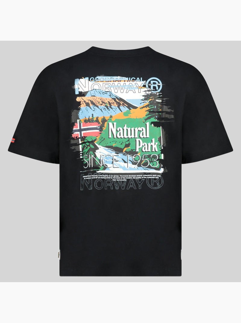 T-shirt jpark – geographical norway Preto - Kiabi